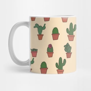 Cute Cactus Pattern Mug